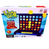 Line Up 4 Board Game for Kids - Classic 2-Player Strategy Game with 42 Chess Pieces | Fun and Educational for Ages 3+